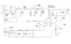 Preamplifier with Direct Heated 112A Triodes - Download Schematic Circuit Diagram